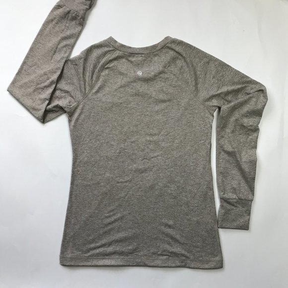 Eddie Bauer Women's sz M Treign Crew Neck Long Sleeve Training Sweat Taupe - Picture 3 of 11